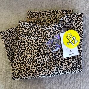 Leopard print skirt